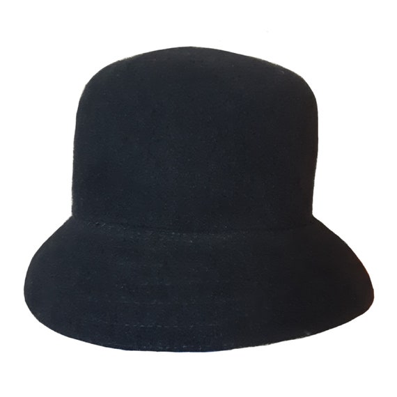 Kangol Black Bucket Hat with Removable Bow - image 6