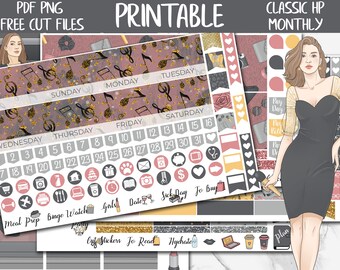 Concert Planner Stickers Printable - Etsy
