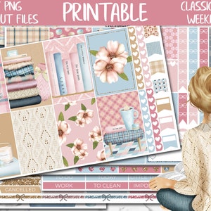 Snug | Classic Happy Planner Printable Stickers, Winter Weekly Sticker ...