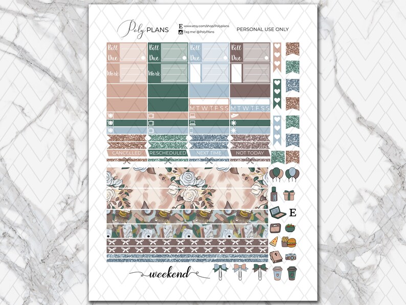 Book Lover | Reading Classic Happy Planner Printable Weekly Stickers ...