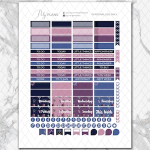 The Raven Halloween Erin Condren Printable Sticker Kit - Etsy