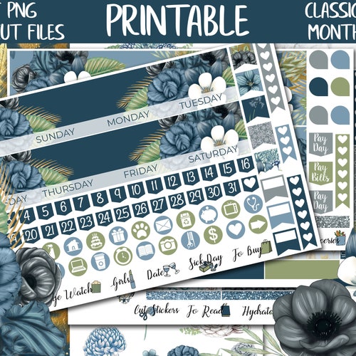Happy Planner Classic Printable Planner Stickers October - Etsy