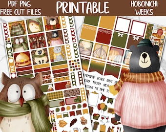 Birthday Hobonichi Weeks Sticker Kit – Printable and Digital Stickers ...