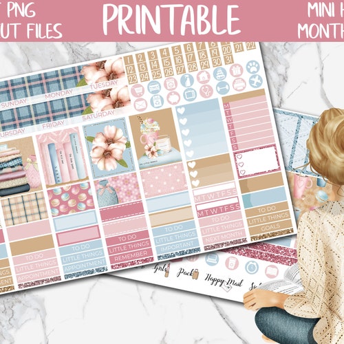 Mini Happy Planner November November Monthly Printable Kit - Etsy
