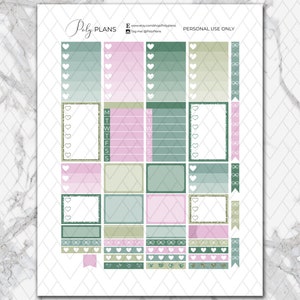 Succulents | Plant Lover Happy Planner Weekly Printable Stickers ...