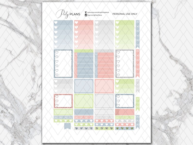 Follow the Thread | Classic Happy Planner Printable Weekly Sticker
