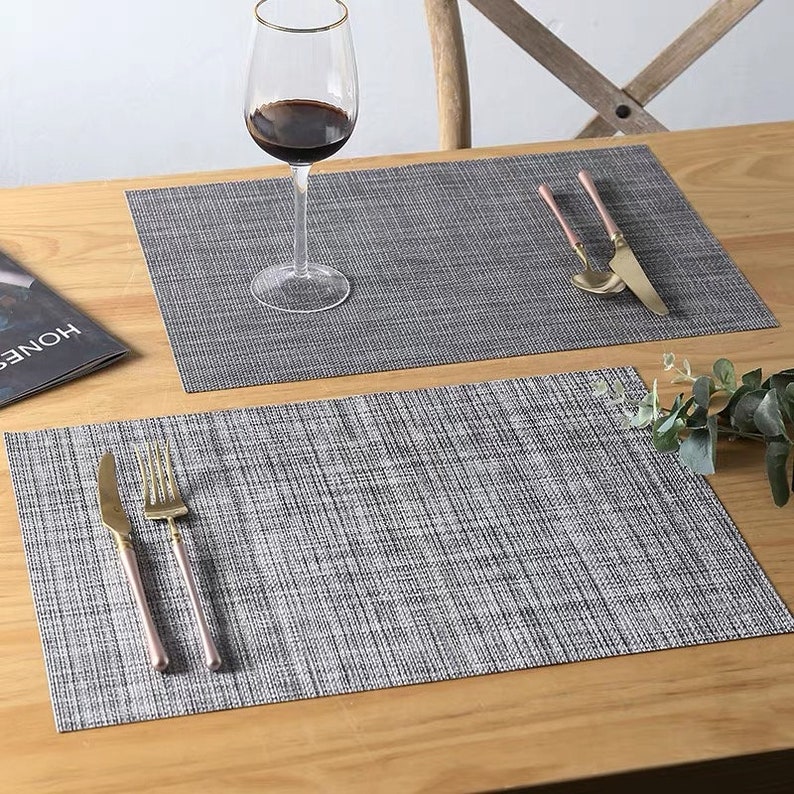 Heat Resistant Placemat Stain Resistant Placemat Set of 4 Etsy