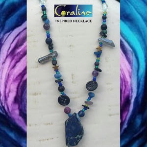 Coraline Inspired Necklace
