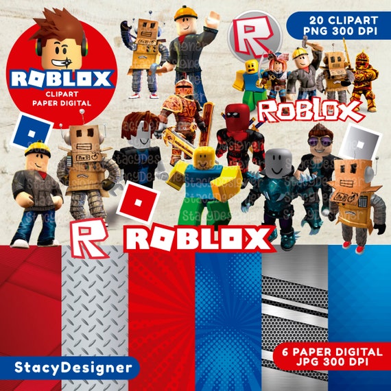 Roblox Clipart Paper Digital Instant Download 