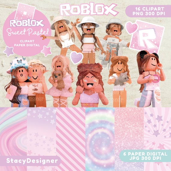 Cute Roblox Girl Wallpaper Custom Poster Print Wall Decor