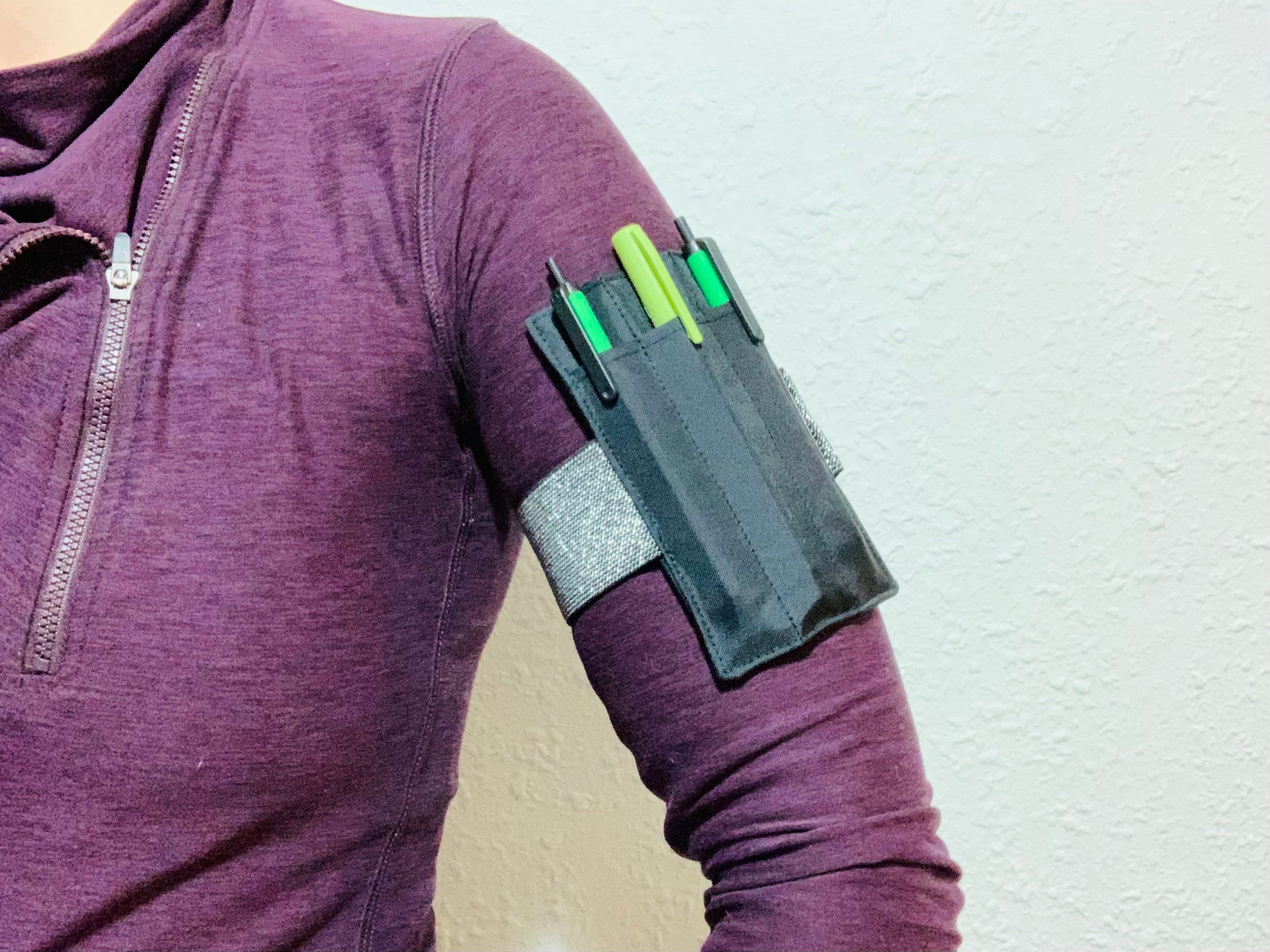 Arm Band Pen Holder with Silver Band Etsy