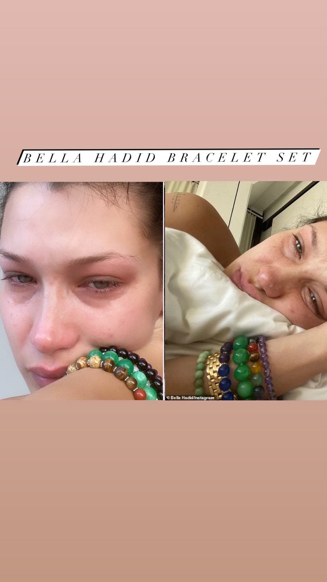 Recreate Bella Hadid's Bracelet Stack With These Multicolored Sets