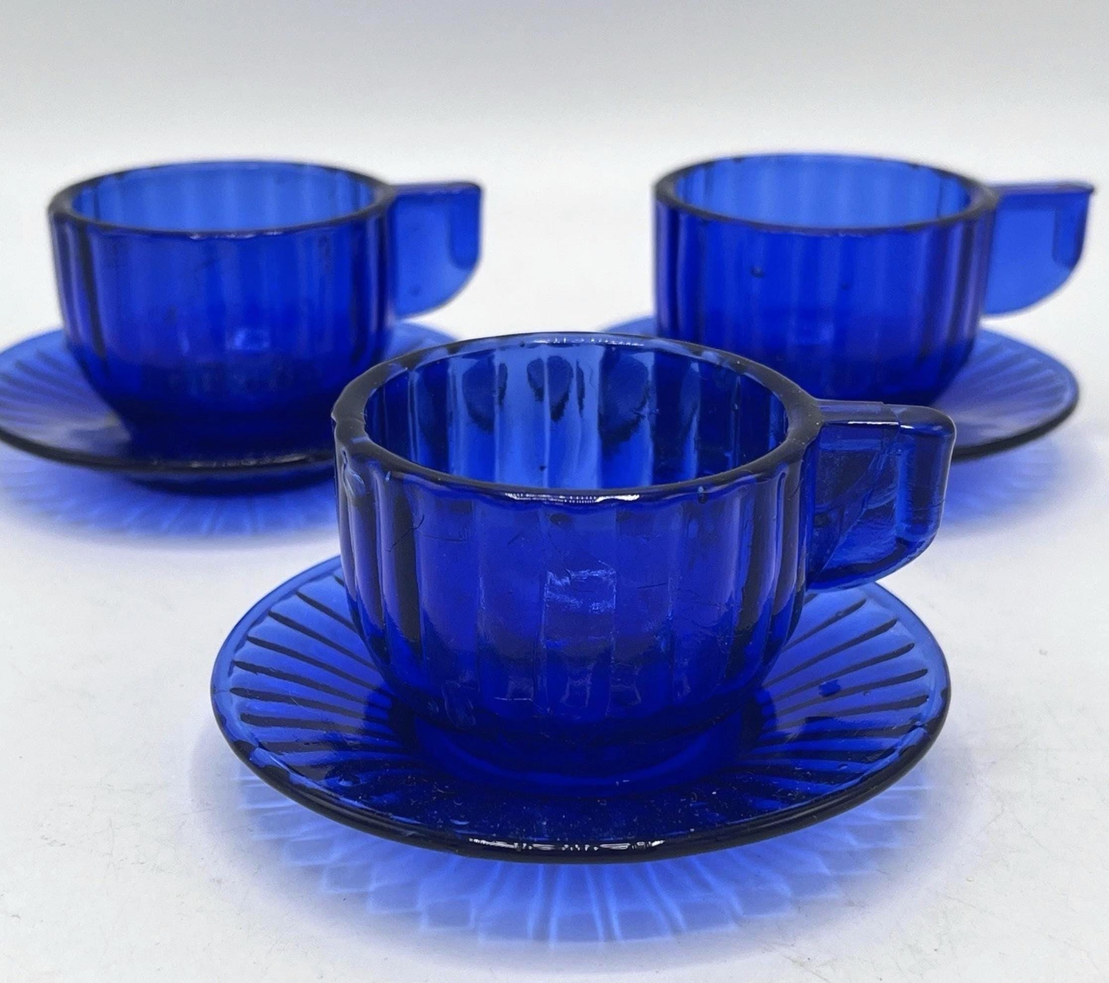 Akro Agate Child Tea Set - Etsy