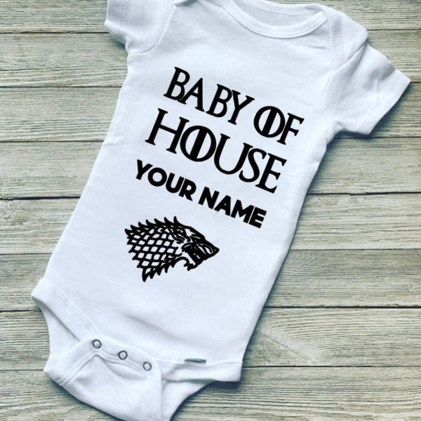 Baby Of Your House Onesie | Infant Clothing | Bodysuit | GOT Direwolf