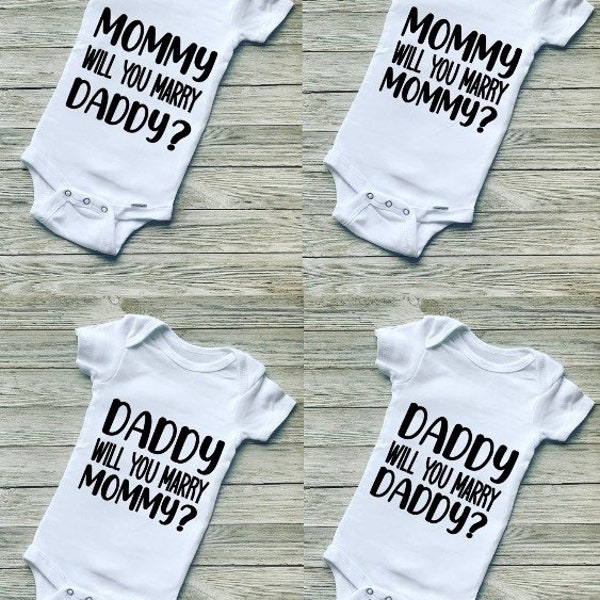 Marriage Proposal Onesie® | Infant Clothing | Bodysuit