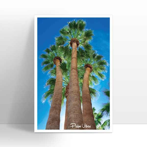 MÉNAGE À TROIS! | Desert Tropical | Modernism | Wall Art | Wall Decor | Palm Trees | Illustration | Dive Palm Springs | Summer | Good Vibes