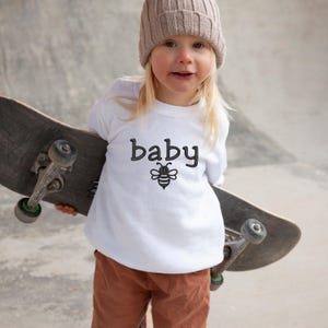 Baby Bee Embroidered Bodysuit or Tee – Cute Baby Shower Gift – Matching Mama & Baby Outfit – Bee Theme Infant Shirt