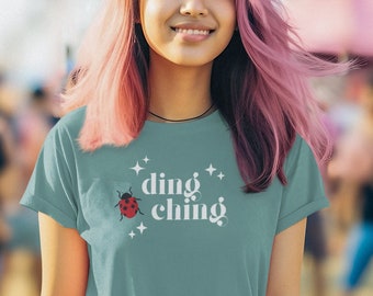 Bluey Ding Ching T-shirt, Bingo, Poor Little Bug on the Wall, Ding Ching, Bluey and Bingo Womens Tee, Bluey Adult Shirt, Bluey Kids Shirt