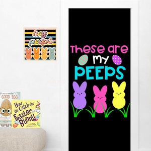 PEEPS DOOR DÉCOR - Easter Door Decor - School Decorations - Bulletin Board Décor - Entry Way Decor - Easter Designs