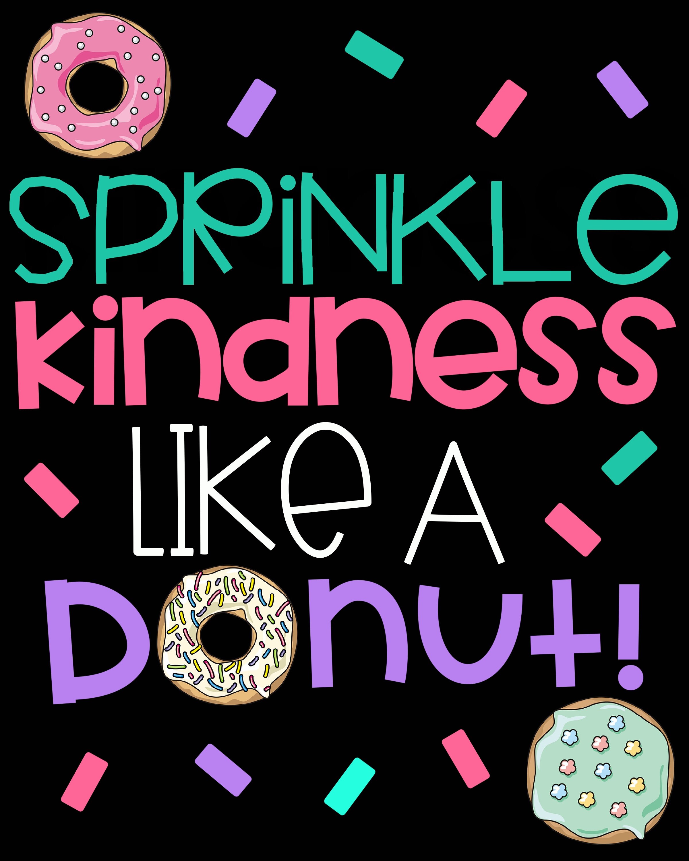 DONUT KINDNESS DECOR Sprinkle Kindnessbulletin Board Etsy