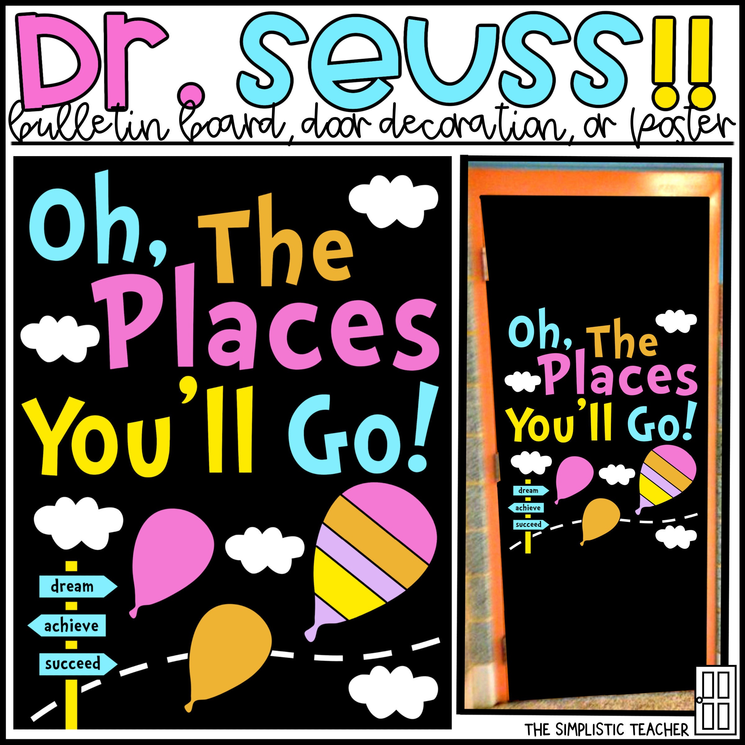 Dr Seuss Door Decor - Etsy