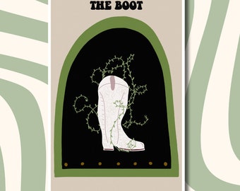 The Boot print; DIGITAL PRINT 11x17in