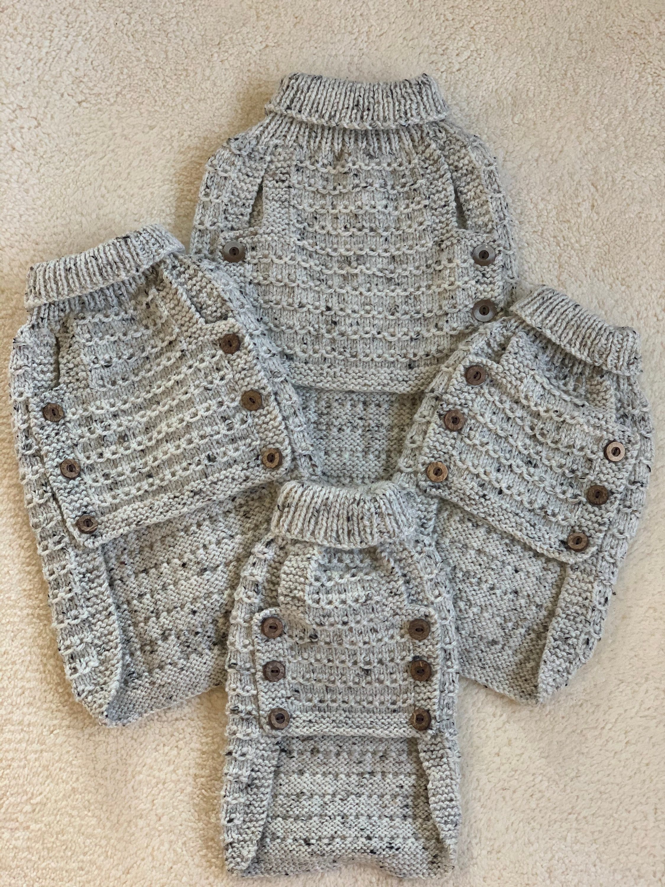 Hand Knitted Dog Jumpers Etsy