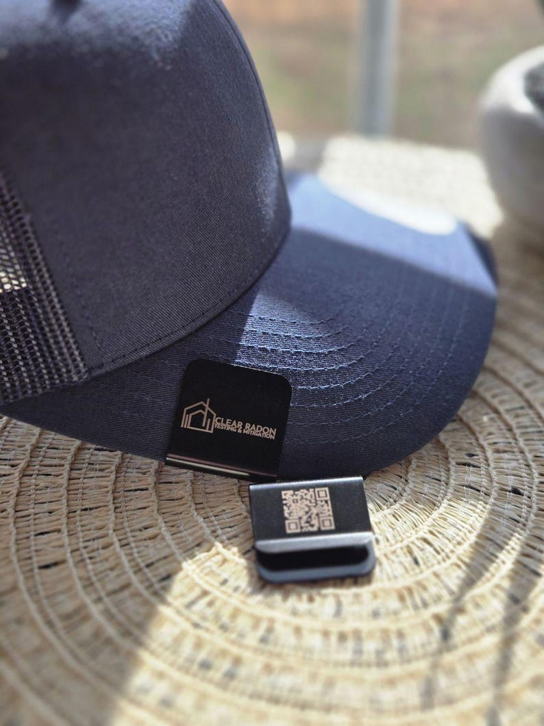 Cap With Qr Code Customizable Hat Clips With QR Code and Brand Logo – Personalized ...