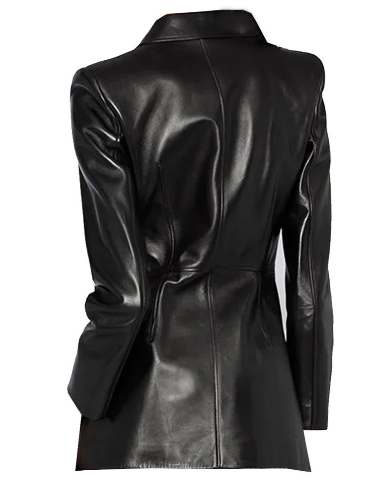 JUFAH Exclusive Designer Half-peplum Genuine Leather Jacket for Women ...