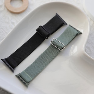 Elastic Watch Band compatible with the Apple Watch, Adjustable Loop Watch Band