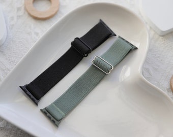 Elastic Watch Band compatible with the Apple Watch, Adjustable Loop Watch Band