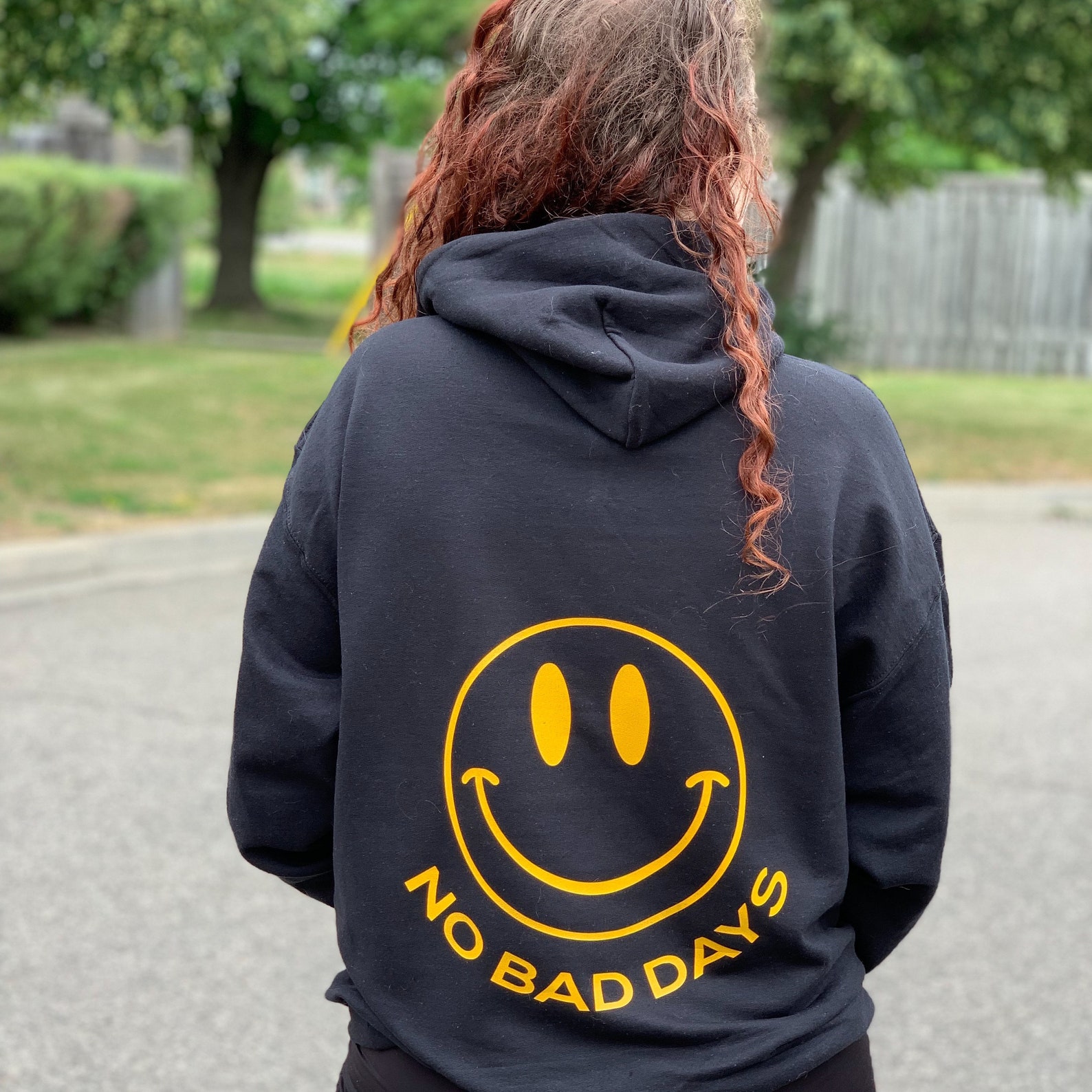 No Bad Days Hoodie Sweatshirt Positive Quote Hoodie Etsy