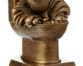 Trofeo de Fantasy Football para perdedores - Trofeo de Fantasy Football para perdedores - Trofeo de Fantasy Football para perdedores en el inodoro - 15 cm de alto