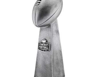 Fantasy Football Trophy - Antiekzilveren Fantasy Trophy voor Fantasy Football League-winnaar, FFL Champion Desk Trophy, Fantasy Football-cadeau