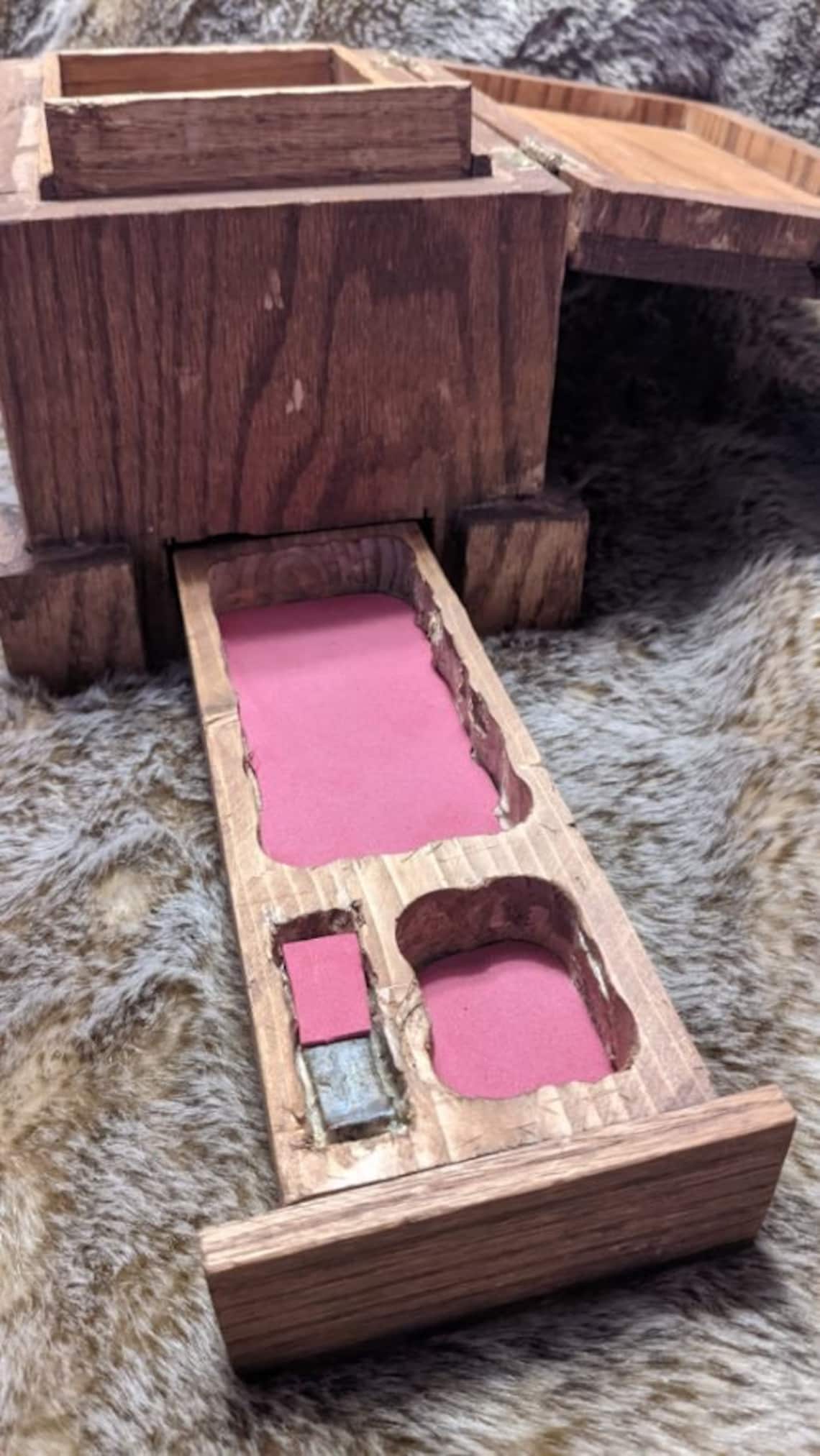 Secret Compartment Jewelry Box Etsy Canada