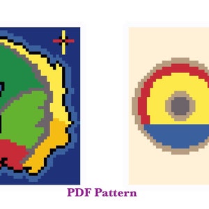 Settlers of Catan Resource and Development Cards Cross Stitch Pattern