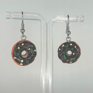 Lindos pendientes de donut tonto