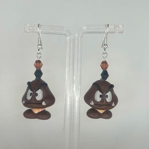 Super Mario Nintendo Goomba Earrings