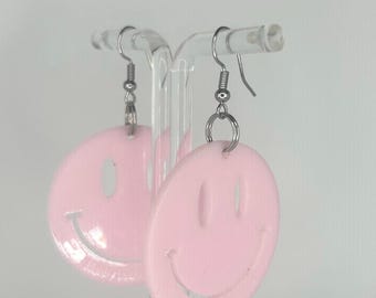 Leuke Y2K-oorbellen met smiley