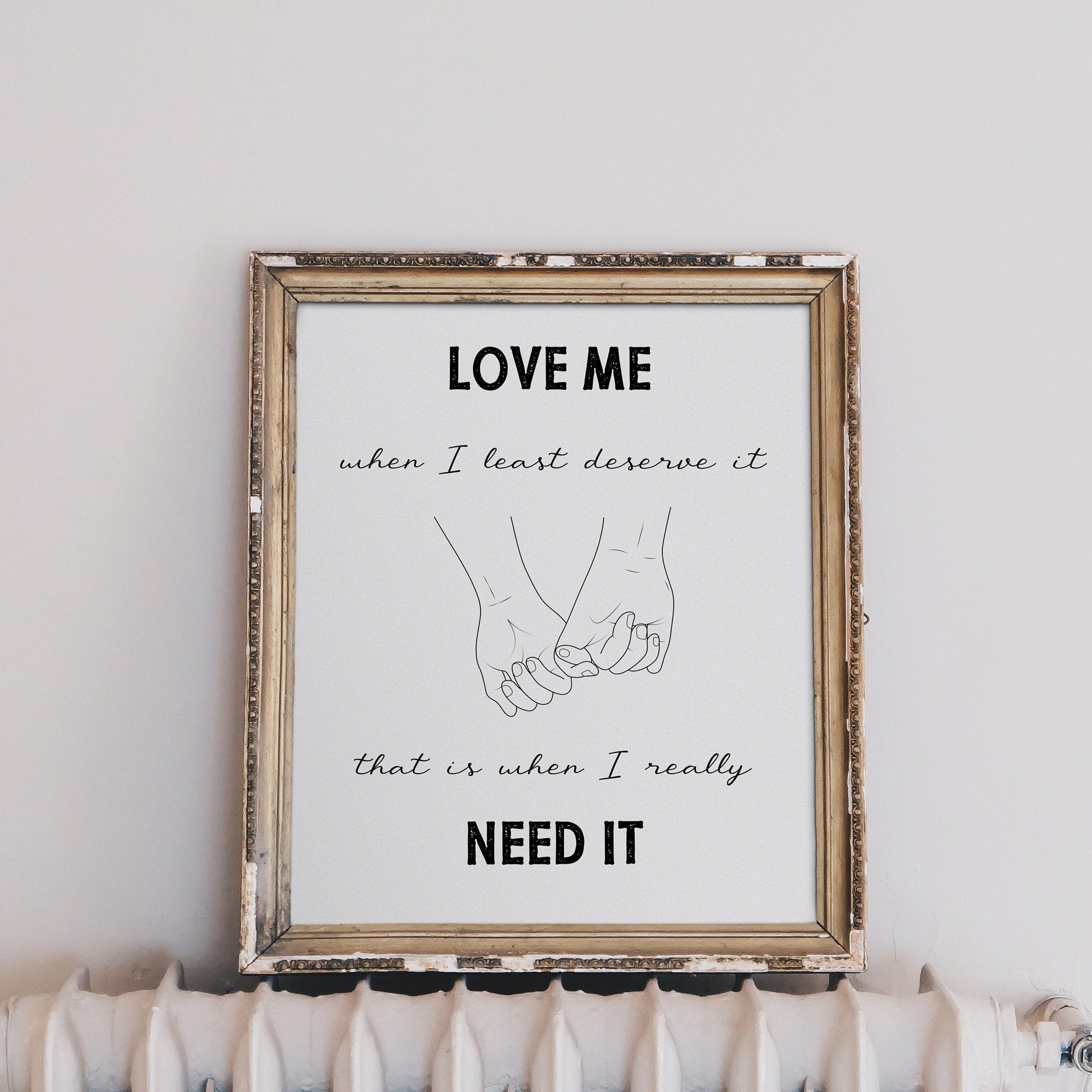 Printable Love Quotes Wall Art Couple Wall Art For A Bedroom Etsy