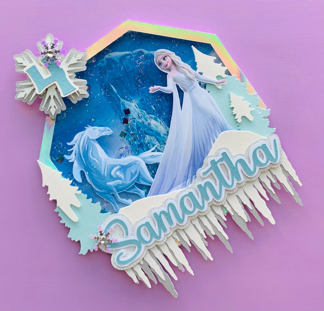 Frozen Cake Topper, Cake Decorations, Elsa Cake Topper, Frozen 2 Cake ...