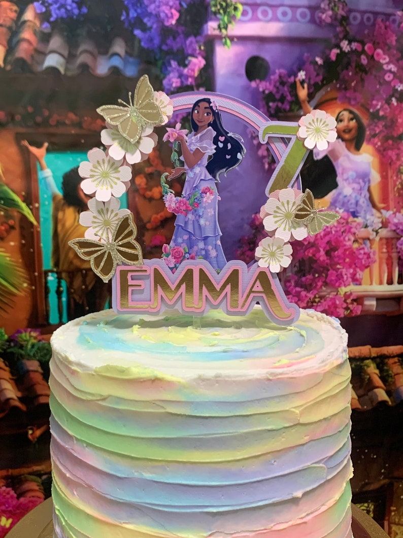 Encanto Cake Topper Isabella Madrigal Encanto Party Etsy 