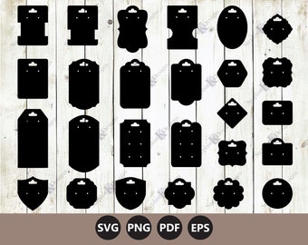 Download Earring Card Svg Etsy