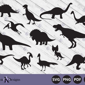 Dinosaur Svg Bundle - Dinosaur Clipart Png - Dinosaur Silhouette Svg - Kids Dinosaur Svg - Dino Svg - T-rex Svg - Cut File For Cricut