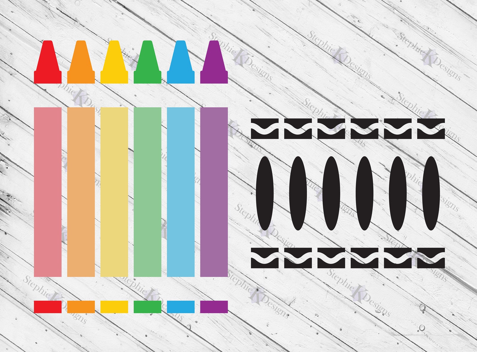 Crayon Set Svg - Back to School Svg - Crayon Png - Crayon Shirt Svg ...