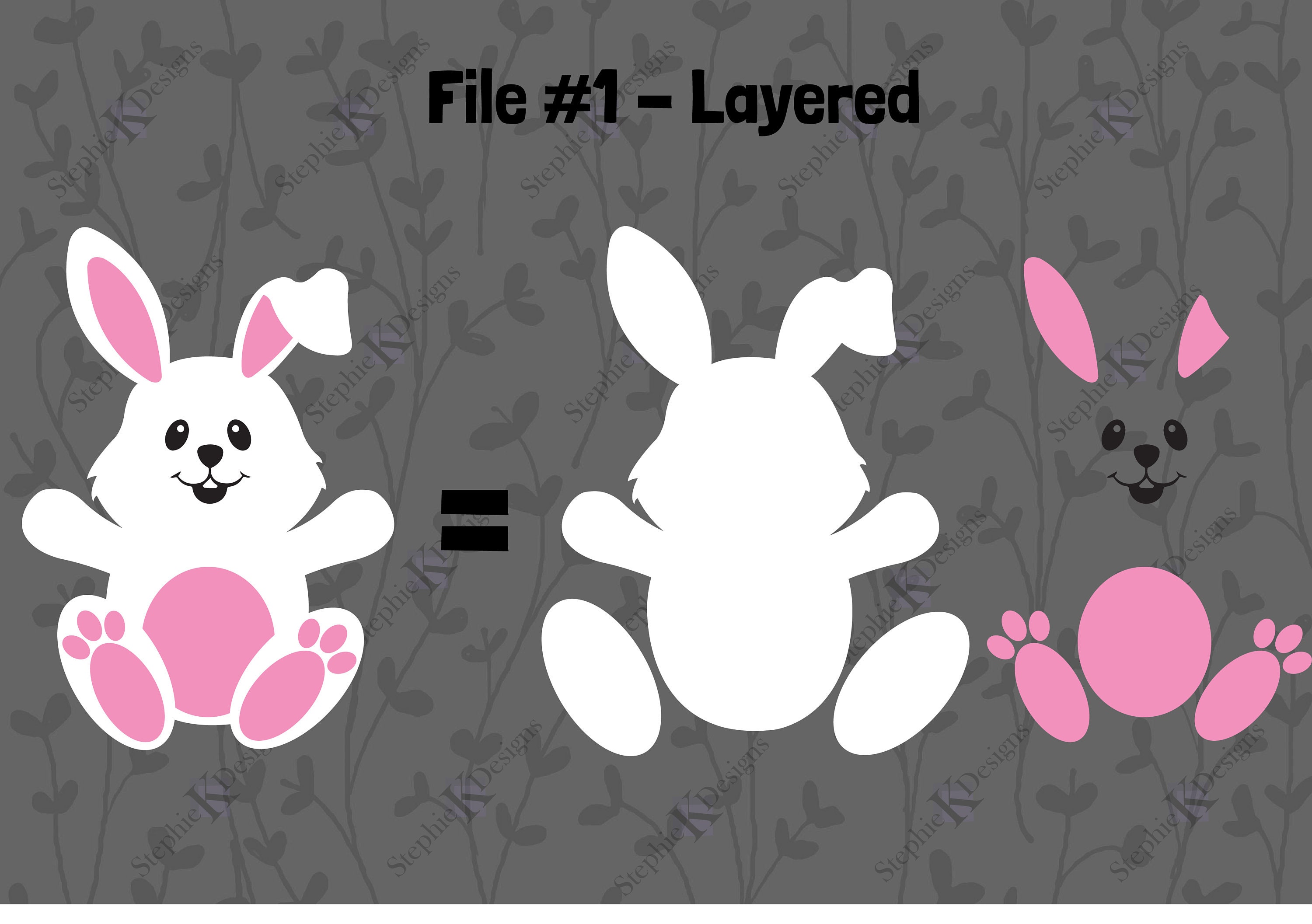Easter Bunny SVG 1326+ Free SVG PNG EPS DXF – Free Designs Resources