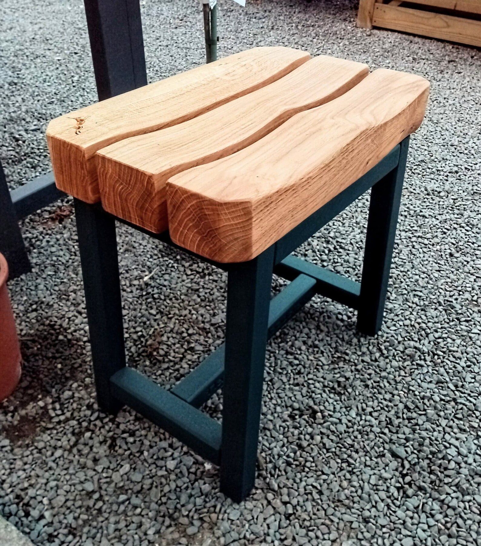 Fire Pit Stools With Solid Oak Seat - Etsy
