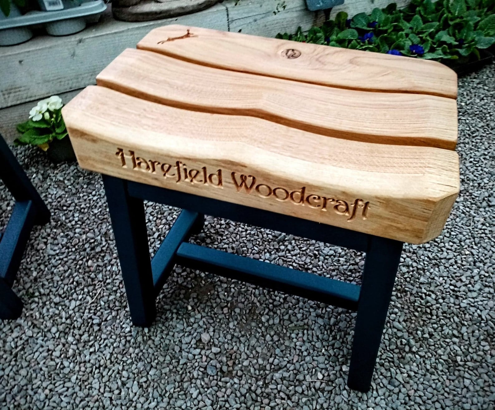 Fire Pit Stools With Solid Oak Seat - Etsy