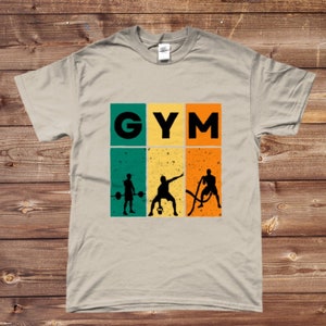 Gym T-shirt, Gym shark, Weight lifting, Bodybuilding, Weight training, Workout, Exercise, Boxing, MMA, Dumbells, Gym, Men Tee, Top