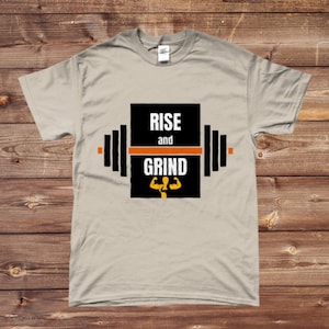 Gym T-shirt, Gym shark, Weight lifting, Bodybuilding, Weight training, Grind, Workout, Exercise, Boxing, MMA, Dumbells, Gym, Men Tee, Top